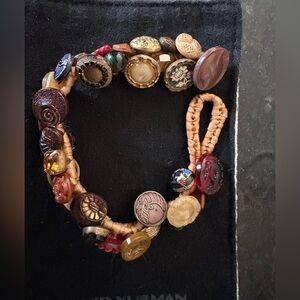 Vintage buttons  bracelet